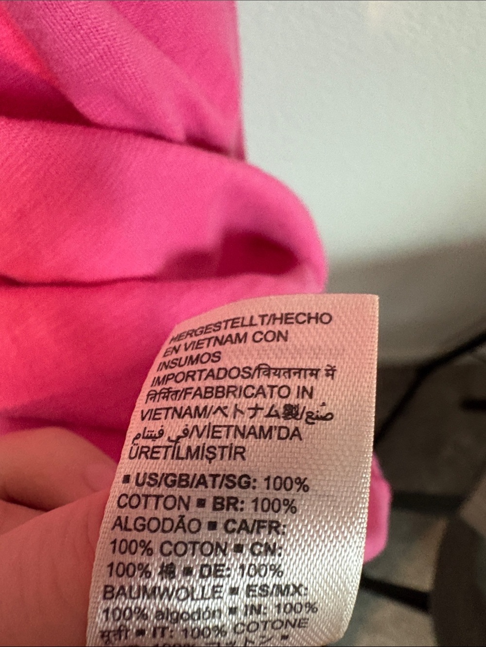 Goodthreads XL Crewneck flutter sleeve 100% cotton Tshirt dress in Hot Pink - Picture 3 of 5